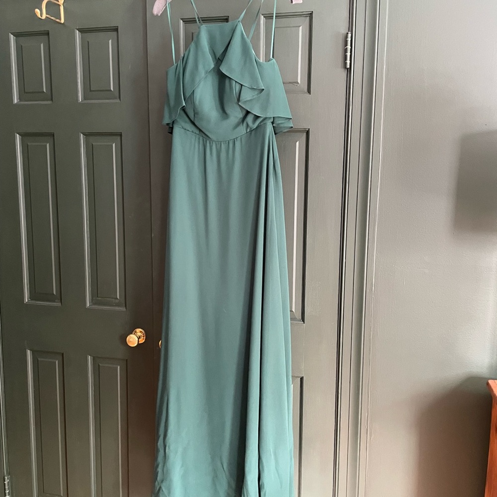 Birdy Grey Forest Green bridesmaid dress